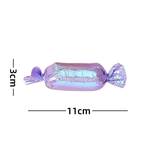 Stuffed Cat Plush Toy Funny Candy Shape Crinkle Paper Catnip Inside Chewing Exercise Cat Toys